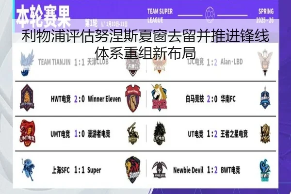 利物浦评估努涅斯夏窗去留并推进锋线体系重组新布局